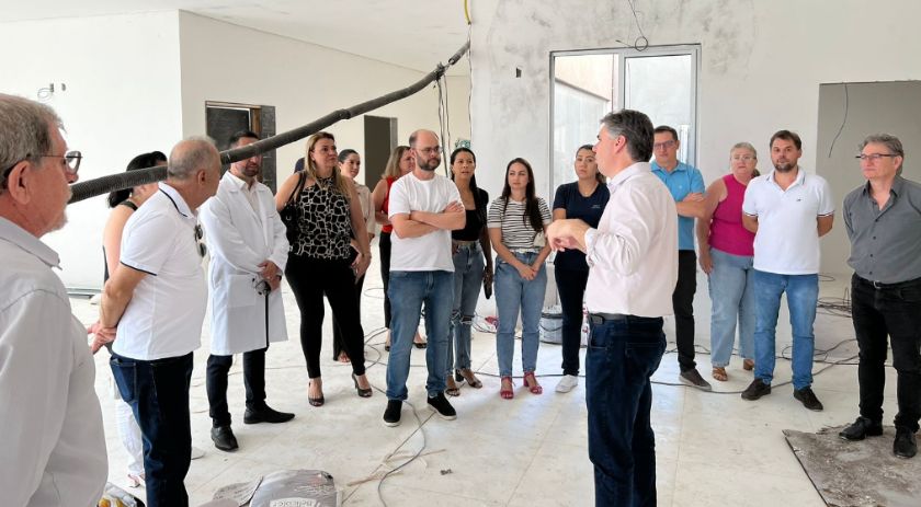 Profissionais de Saúde visitam obra do Hospital Intermunicipal