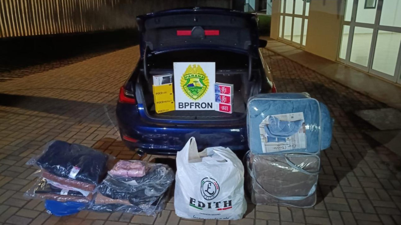 Mercadorias avaliadas em R$ 245 mil são apreendidas durante operação policial