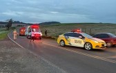 Motociclista fica gravemente ferido após colisão com carro na PR-473