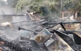 Incêndio destrói residência utilizada como apoio em propriedade rural