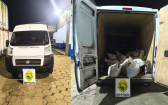BPFRON apreende van com 1,7 tonelada de sucatas de catalisador na fronteira