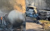 Batida seguida de explosão deixa quatro mortos na BR-163, em MS
