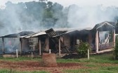 Incêndio destrói residência na zona rural