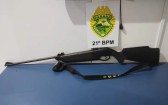 Homem é preso com arma ilegal após maltratar animais e agredir filha e companheira