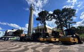Prefeitura expõe novos veículos e máquinas adquiridos para a frota municipal