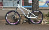 Homem escala muro e furta bicicleta de residência