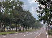 Domingo segue com tempo fechado e temperaturas amenas
