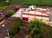 Tornado causa estragos em Jorge Lacerda e Linha Gleba União