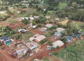 Simepar confirma tornado em Santa Maria do Oeste e rajadas de vento recordes pelo Estado