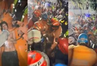Jovem é resgatado após ficar 106 horas preso sob escombros na Venezuela