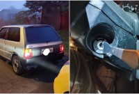 Polícia Militar recupera veículo furtado com garfo na ignição e prende autor do crime