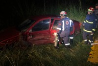 Homem e criança ficam feridos em acidente na PR-481