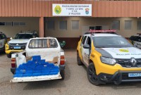 Homem é preso com 32 kg de maconha escondidos em veículo