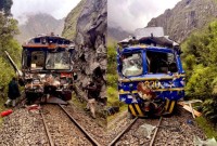 Colisão entre trens em via para Machu Picchu deixa 15 feridos