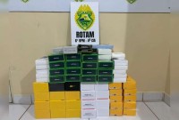 Rotam apreende eletrônicos sem nota com passageira de ônibus