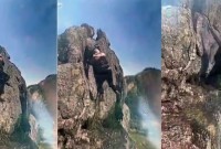 Homem morre após cair de cerca de 150 metros durante trilha na Pedra do Macaco, no RJ