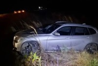 Motorista fica ferido após carro sair da pista na PRC-280