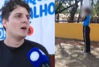 ‘Ela estava paralisada’: motoboy leva 40 ferroadas ao salvar menina de ataque de abelhas na Grande BH