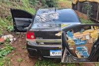 Homem é preso com 600 maços de cigarros contrabandeados após perseguição