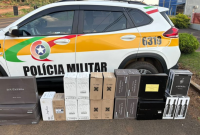 PMRv apreende 142 garrafas de vinho durante abordagem