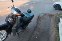 Colisão entre moto e carro deixa dois feridos na PRC-280