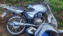 Motociclista fica ferido em colisão traseira na PR-182 em Realeza