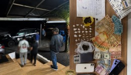 Operação da Polícia Civil prende três pessoas e apreende adolescente por tráfico