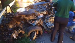 Casal e filha de 4 anos perdem a vida em acidente na BR-116, no Paraná