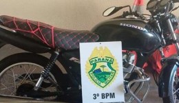 Motocicleta é recolhida durante abordagem da PM