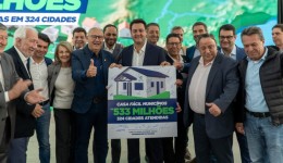 Governador anuncia R$ 533 milhões para construção de casas em 324 municípios