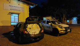 Polícia Militar apreende carga de cigarros contrabandeados