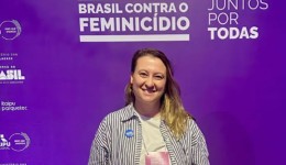Vereadora de Francisco Beltrão participa de mobilização nacional contra o feminicídio