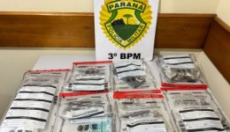 Drogas e eletrônicos que seriam entregues em Palmas são apreendidos pela Polícia Militar