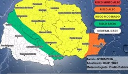 Paraná inicia semana com alerta de tempestades; veja a previsão do tempo por região