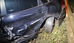 Homem de 50 anos fica ferido após acidente na PR-180