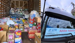 Município envia 35 toneladas de doações para Rio Bonito do Iguaçu