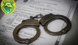 Homem com mandado de prisão é detido no interior