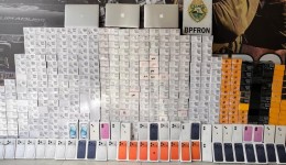 BPFRON apreende carga milionária de eletrônicos estrangeiros sem nota fiscal 