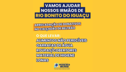 Francisco Beltrão inicia campanha de doações para vítimas de tornado em Rio Bonito do Iguaçu