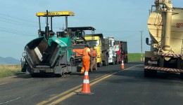 Trecho entre Realeza e Renascença tem cinco pontos de interdição nesta segunda