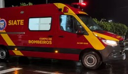 Homem fica ferido após ser atropelado por ônibus na PR-483