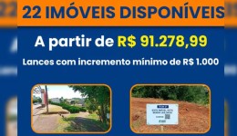 Prefeitura lança novo leilão de imóveis com 22 terrenos disponíveis