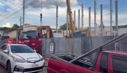 Homem morre após queda de 4,5 toneladas de concreto em obra de prédio pré-moldado no RS