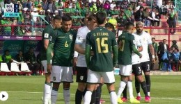 A mais de 4.000m de altitude, Uruguai arranca empate com a Bolívia