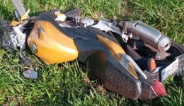Motociclista fica ferido após queda na divisa entre Francisco Beltrão e Verê