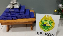 BPFRON prende mulher com quase 21 kg de drogas