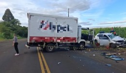 Colisão frontal deixa um morto na PR-281