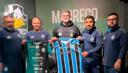 Marreco firma parceria com Grêmio para captação de atletas