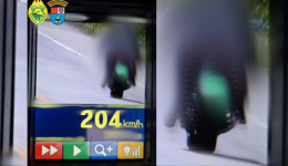 Condutores são flagrados a 148 km/h e 204 km/h durante fiscalização na PRC-280