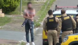 Pai é preso após manter filho de dois anos refém na Grande Curitiba